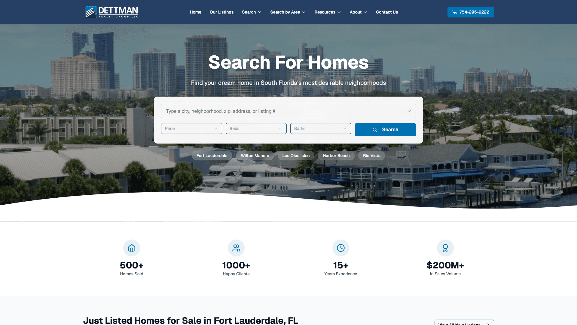 Dettman Realty Group website screenshot